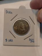 Peru 5 Oro 1977, Postzegels en Munten, Munten | Amerika, Verzenden, Noord-Amerika, Losse munt