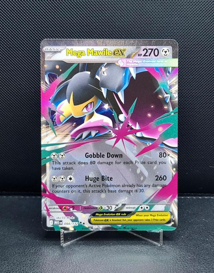 Mega Mawile EX 094/132 Mega Evolution NM, Hobby en Vrije tijd, Verzamelkaartspellen | Pokémon, Zo goed als nieuw, Ophalen of Verzenden