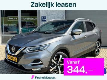 Nissan Qashqai 1.3 DIG-T Tekna + Pano/Leder/Bose/Adap.Cruise beschikbaar voor biedingen