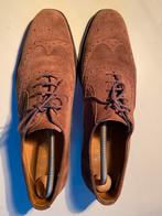 Van Bommel Brogues Tabak Suède Maat 9 G, Van Bomnel, Bruin, Ophalen of Verzenden, Zo goed als nieuw