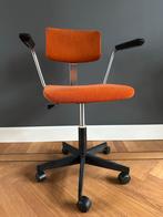 Vintage Gispen bureaustoel jaren '60/'70, Huis en Inrichting, Bureaustoelen, Ophalen, Gebruikt, Oranje, Bureaustoel