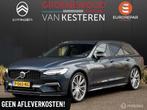 Volvo V90 2.0 T8 AWD R-Design Schuifdak Luchtvering, Auto's, Volvo, Automaat, Euro 6, 4 cilinders, Blauw