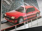 Brochure Peugeot 205 GTi 130pk 1987, Ophalen of Verzenden, Zo goed als nieuw, Peugeot