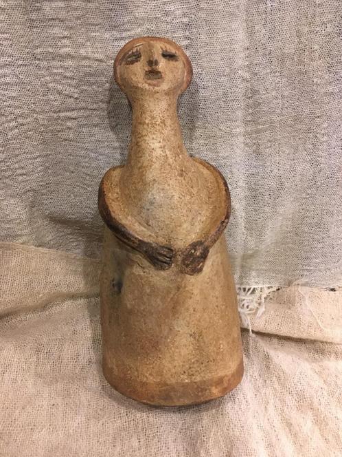 Vrouwelijke Rif aardewerk pop Noord Afrika, Antiek en Kunst, Antiek | Keramiek en Aardewerk, Ophalen of Verzenden