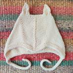 Retro mutsjes met oortjes van katoen, Peru handmade, Ophalen of Verzenden, Nieuw, Jongetje of Meisje