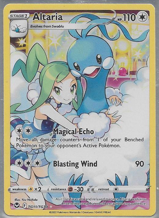 Silver Tempest,  Altaria [tg] TG11/195, Hobby en Vrije tijd, Verzamelkaartspellen | Pokémon, Nieuw, Losse kaart, Verzenden