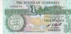 THE  STATES  OF  GUERNSEY    ONE  POUND, Postzegels en Munten, Bankbiljetten | Europa | Niet-Eurobiljetten, Ophalen of Verzenden