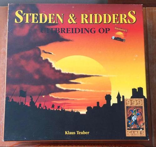Kolonisten van Catan - uitbreiding Steden en Ridders, Hobby en Vrije tijd, Gezelschapsspellen | Bordspellen, Zo goed als nieuw