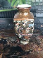 japan porselein satsuma vaas draak, Antiek en Kunst, Ophalen of Verzenden