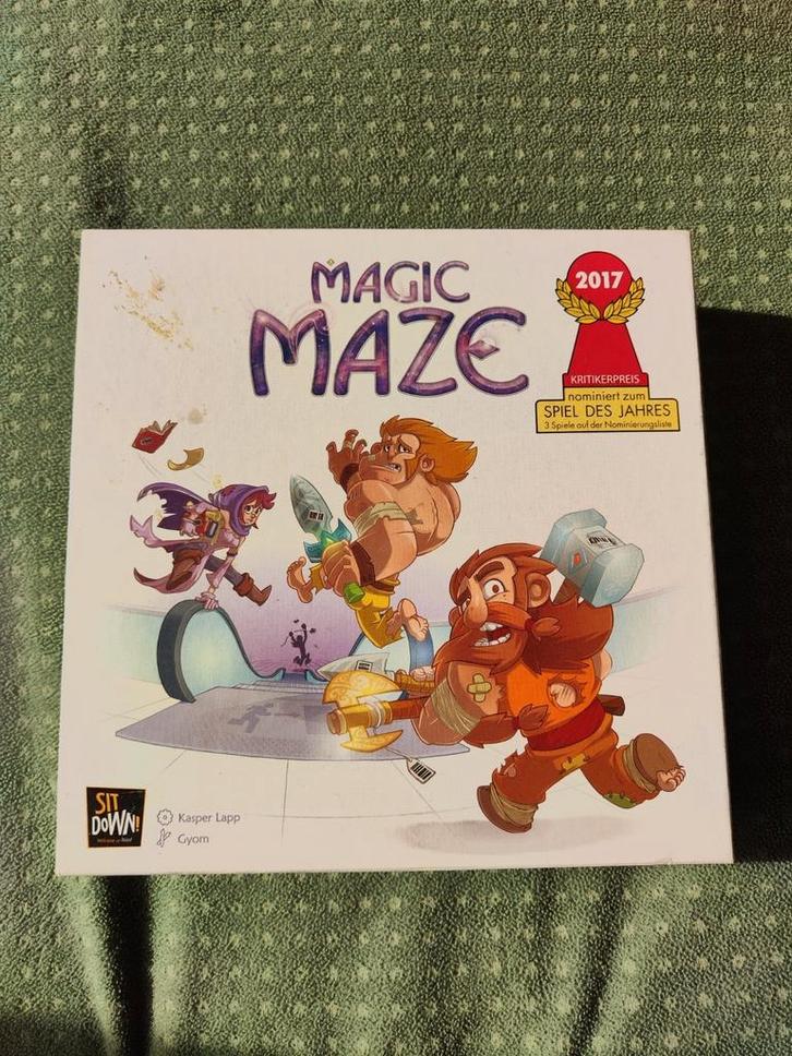 Bordspel: Magic Maze (Sit Down!), Hobby en Vrije tijd, Gezelschapsspellen | Bordspellen, Gebruikt, Een of twee spelers, Drie of vier spelers