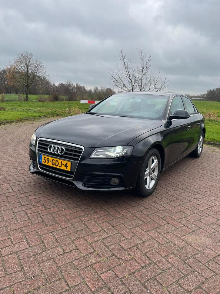 Nette Audi A4 1.8 Tfsi 160PK 2008 Zwart sedan, Auto's, Audi, Particulier, A4, ABS, Airbags, Airconditioning, Alarm, Bochtverlichting