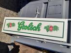 grolsch wit fietsenrek bord, Ophalen, Zo goed als nieuw, Reclamebord, Plaat of Schild, Grolsch