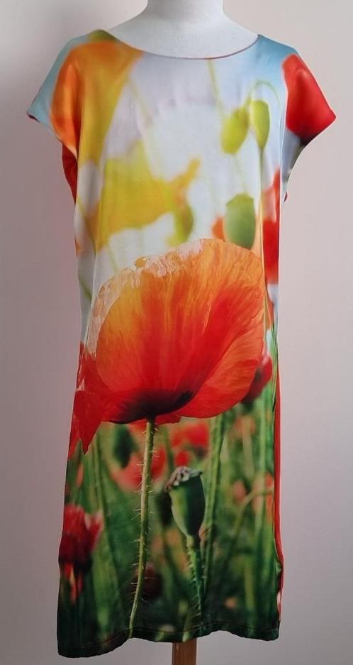 JBC super mooi oranje/gekleurd jurkje mt. 170/176, Kinderen en Baby's, Kinderkleding | Maat 170, Zo goed als nieuw, Meisje, Jurk of Rok