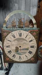 Friese staartklok wijzerplaat scheepjes mechaniek, Ophalen of Verzenden