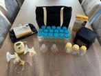 Medela dubbele borstkolf complete set, Kinderen en Baby's, Babyvoeding en Toebehoren, Ophalen of Verzenden, Gebruikt, Borstkolf
