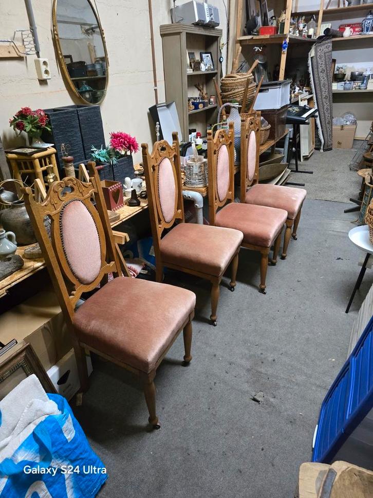 4x Barok Eetkamer Stoelen, Antiek en Kunst, Antiek | Meubels | Stoelen en Banken, Ophalen