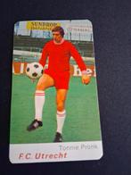 KOLIBRI sticker Tonnie Pronk FC Utrecht 1971, Verzamelen, Sportartikelen en Voetbal, Verzenden, Gebruikt, F.C. Utrecht, Poster, Plaatje of Sticker