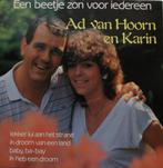 LP Ad van Hoorn en Karin: Een beetje zon voor iedereen., Verzenden, Zo goed als nieuw, 12 inch, Levenslied of Smartlap