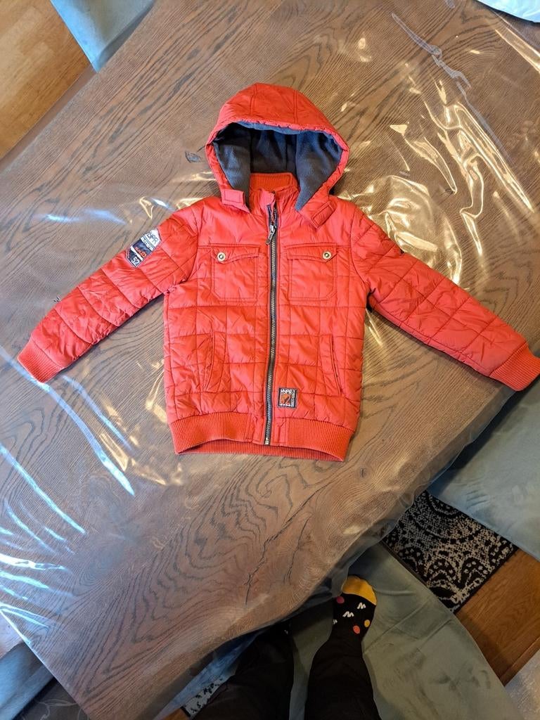 Winterjas maat 128 palomino, Ophalen, Gebruikt, Meisje, Jas