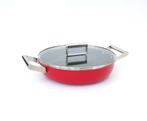 Smeg hapjespan - Made in Italy Collectie - rood, Huis en Inrichting, Keuken | Potten en Pannen, Ophalen of Verzenden, Zo goed als nieuw
