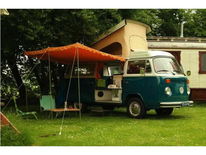 T2 Volkswagen camper 1975 Blauw/wit, Auto's, Volkswagen, Particulier, Overige modellen, LPG, Handgeschakeld, Origineel Nederlands
