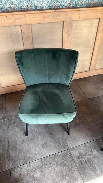 Te koop 4 donker groene Fauteuils 