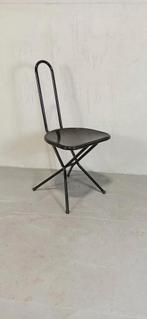 Vintage postmodern klapstoel, stoel, Niels Gammelgaard IKEA, Huis en Inrichting, Stoelen, Ophalen, Tweedehands, Eén, Metaal