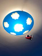 Plafond lamp wolken met vliegtuig, Ophalen of Verzenden, Lamp, Zo goed als nieuw