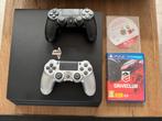 PS4 Pro 1TB + SSD + 2 controllers + 2 spellen, Spelcomputers en Games, Ophalen, Met 2 controllers, Zo goed als nieuw, 1 TB