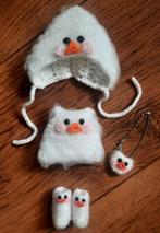 4 dlg angora wol kleding setje kuikentje, bjd 1/8, pukifee, Ophalen of Verzenden, Nieuw, Kleertjes