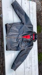 Vintage lederen Jas zwart, Ophalen, Tweedehands, Heren, Jas | leer