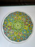 Zelf ontworpen Mandala te koop in groen lijst 45/45 cm., Ophalen of Verzenden, Zo goed als nieuw, Vierkant, Overige materialen
