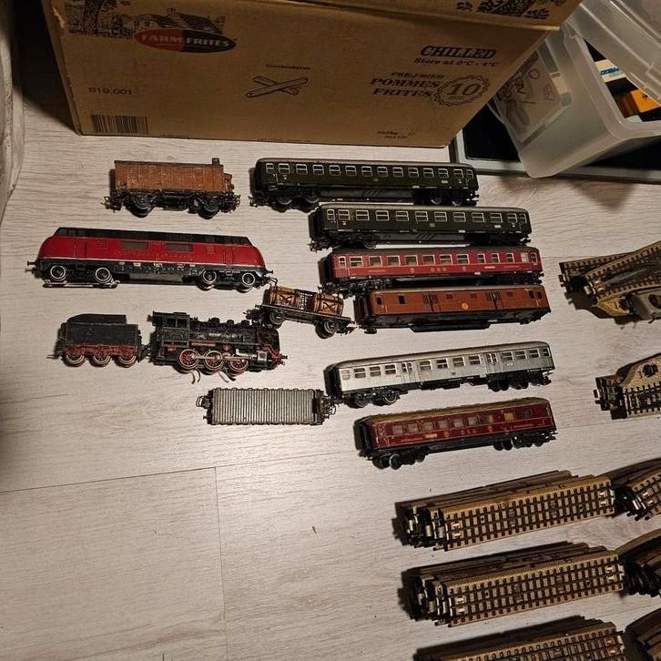Zoldervondst vintage Marklin en Trix, Hobby en Vrije tijd, Modeltreinen | H0, Gebruikt, Wisselstroom, Märklin, Ophalen