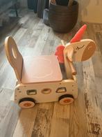 Houten Speelgoed - Unicorn auto/doos, Kinderen en Baby's, Speelgoed | Houten speelgoed, Ophalen, Gebruikt, Duw- of Trekspeelgoed