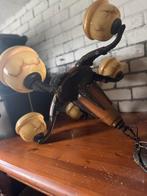 Vintage Art Deco Plafondlamp, Huis en Inrichting, Lampen | Kroonluchters, Ophalen, Gebruikt, Glas