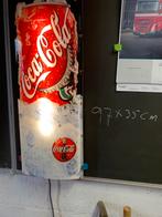 Coca cola wandbord lamp, Verzamelen, Zo goed als nieuw, Ophalen