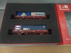 Rivarossi NS containerset HR6122, Hobby en Vrije tijd, Modeltreinen | H0, Overige merken, Gelijkstroom, Wagon, Ophalen of Verzenden