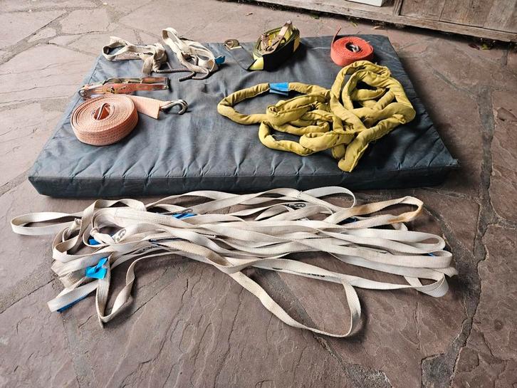 Hijsbanden spanbanden sjorbanden zgan in een koop bieden, Doe-het-zelf en Verbouw, Overige Doe-het-zelf en Verbouw, Gebruikt, Ophalen of Verzenden