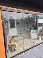 Te koop 2 sets Glazen schuifwanden nieuw, Doe-het-zelf en Verbouw, Glas en Ramen, Ophalen, Nieuw, 160 cm of meer, Glasplaat
