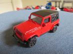 Majorette Jeep Wrangler ROOD, Hobby en Vrije tijd, Ophalen of Verzenden, Zo goed als nieuw, Auto