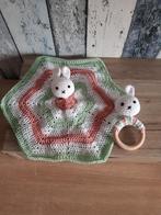 Baby cadeaupakket knuffeldoekje en rammelaar, Ophalen of Verzenden, Nieuw