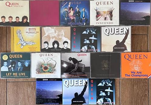Partij CD Maxisingles van Queen, 17 CDs, Cd's en Dvd's, Cd Singles, Zo goed als nieuw, Rock en Metal, 6 singles of meer, Maxi-single