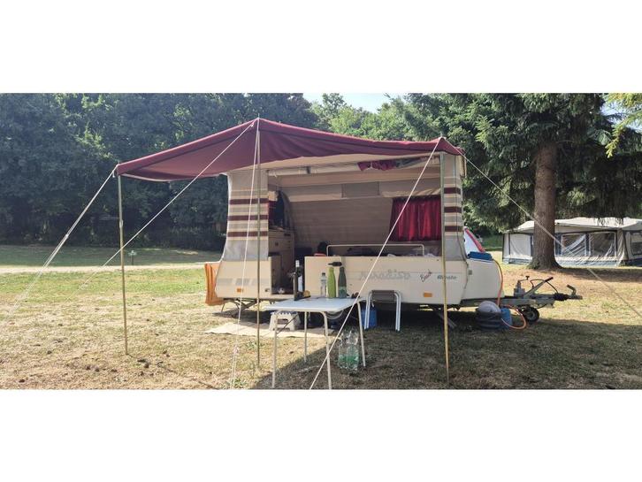 Paradiso Ideale Beach (1026105), Caravans en Kamperen, Caravans, Particulier, tot en met 2, tot 500 kg, Standaardzit, Overige merken