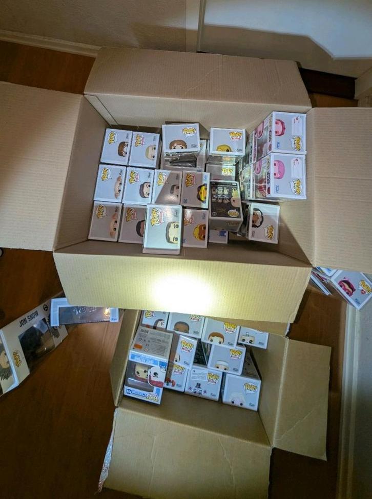 Lot 50+ diverse Funko Pops (Marvel, Disney, Star Wars, etc), Verzamelen, Poppetjes en Figuurtjes, Zo goed als nieuw, Ophalen