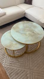 2 Ronde Salontafels - Setprijs!, Ophalen, Rond, 50 tot 100 cm, Minder dan 50 cm