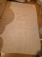 Prachtig mooi kleed beige met pompom bolletjes, Huis en Inrichting, Stoffering | Tapijten en Kleden, Beige, Nieuw, Ophalen of Verzenden