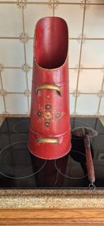 Antieke Kolenkit met Bloemmotief, Antiek en Kunst, Ophalen