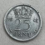 25 cent (kwartje) Wilhelmina, Postzegels en Munten, Munten | Nederland, Ophalen of Verzenden, Koningin Wilhelmina, 25 cent