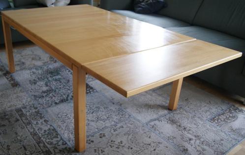 Deens design Haslev salontafel met uitvouwbaar deel, Huis en Inrichting, Tafels | Salontafels, Zo goed als nieuw, 50 tot 75 cm