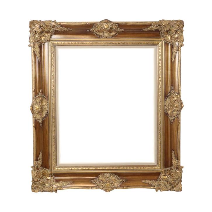 Vintage Gouden Lijst Barok Stijl Klassiek Grenenhout 87x77cm, Huis en Inrichting, Woonaccessoires | Lijsten, Gebruikt, 75 cm of meer